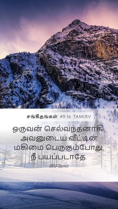சங்கீதங்கள் 49:16 TAMIRV Bible Verse Image