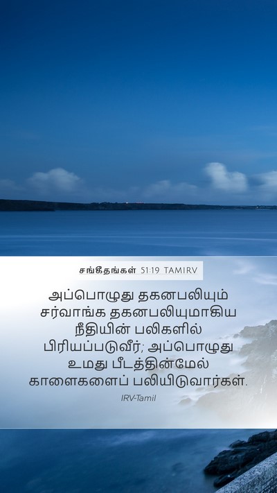 சங்கீதங்கள் 51:19 TAMIRV Bible Verse Image