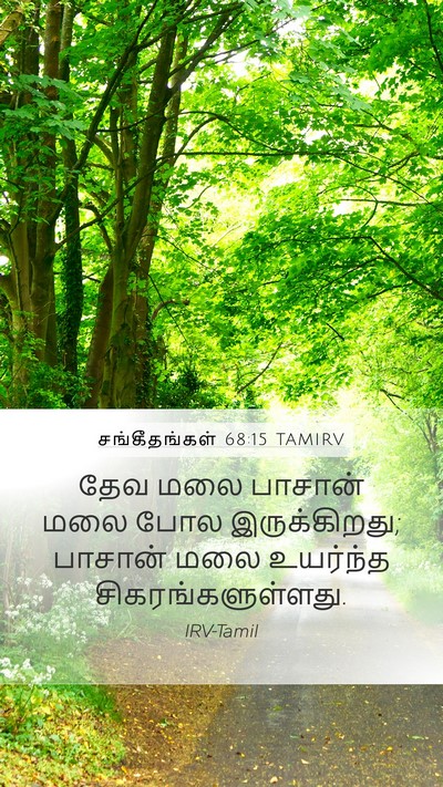 சங்கீதங்கள் 68:15 TAMIRV Bible Verse Image