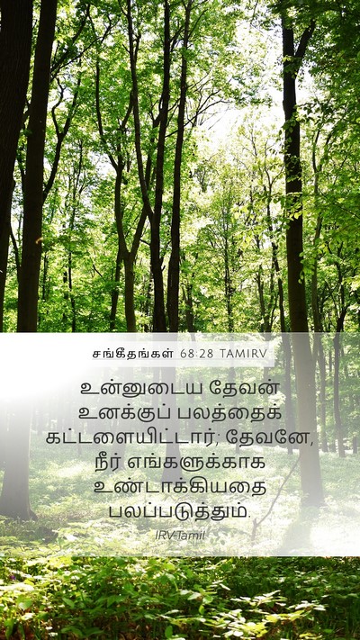 சங்கீதங்கள் 68:28 TAMIRV Bible Verse Image