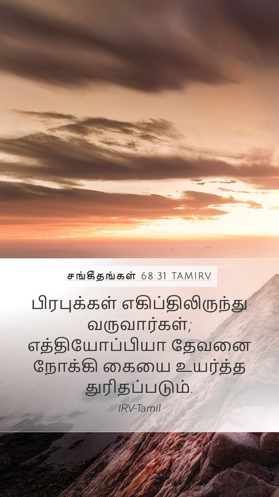 சங்கீதங்கள் 68:31 TAMIRV Bible Verse Image