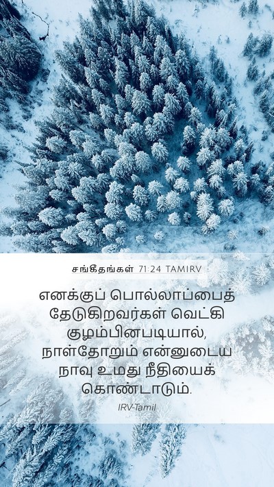 சங்கீதங்கள் 71:24 TAMIRV Bible Verse Image