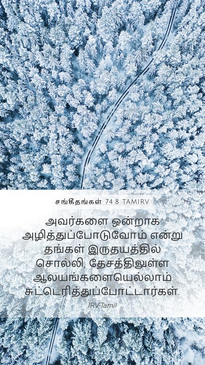 சங்கீதங்கள் 74:8 TAMIRV Bible Verse Image