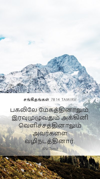 சங்கீதங்கள் 78:14 TAMIRV Bible Verse Image