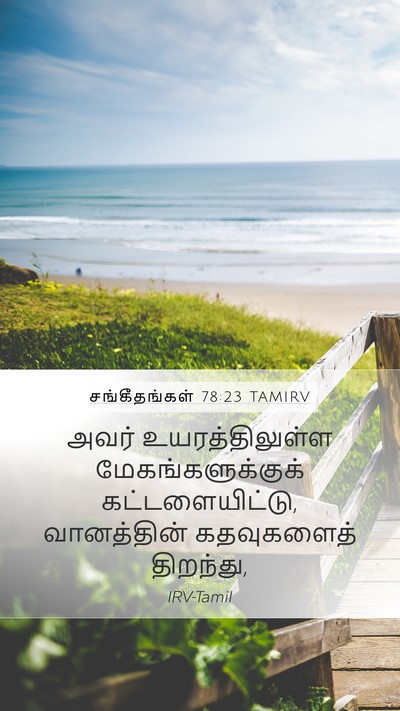 சங்கீதங்கள் 78:23 TAMIRV Bible Verse Image