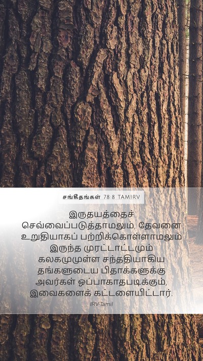 சங்கீதங்கள் 78:8 TAMIRV Bible Verse Image