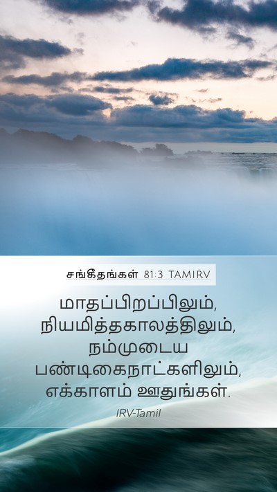 சங்கீதங்கள் 81:3 TAMIRV Bible Verse Image