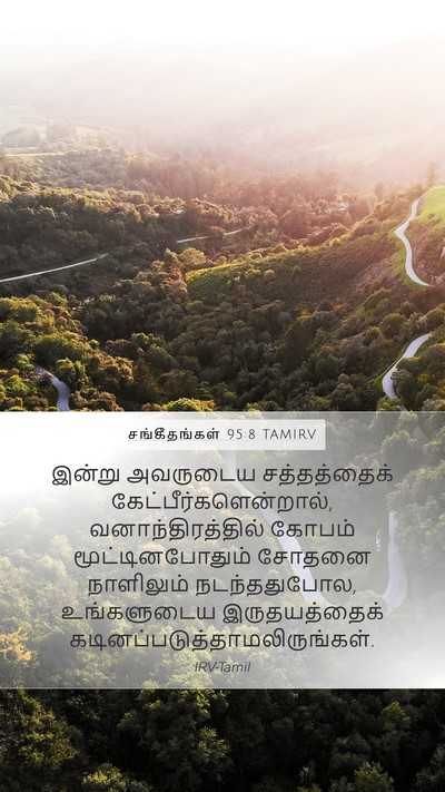 சங்கீதங்கள் 95:8 TAMIRV Bible Verse Image