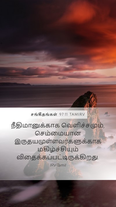 சங்கீதங்கள் 97:11 TAMIRV Bible Verse Image
