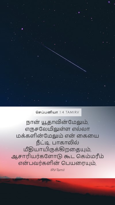 செப்பனியா 1:4 TAMIRV Bible Verse Image