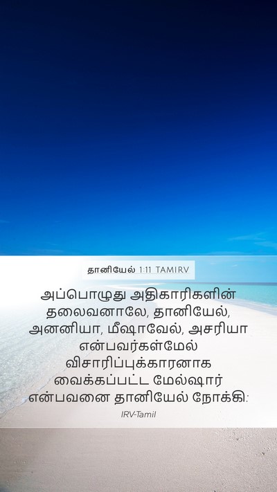 தானியேல் 1:11 TAMIRV Mobile Phone Wallpaper - அப்பொழுது - Mobile Bible Verse Wallpaper