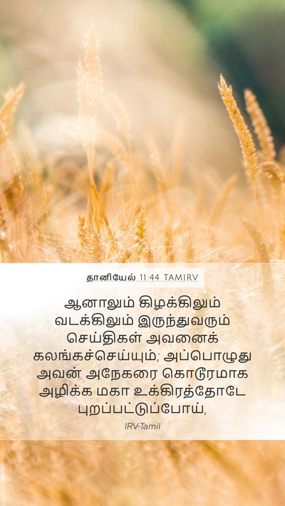 தானியேல் 11:44 TAMIRV Bible Verse Image