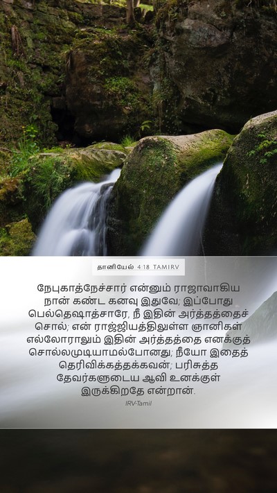 தானியேல் 4:18 TAMIRV Bible Verse Image