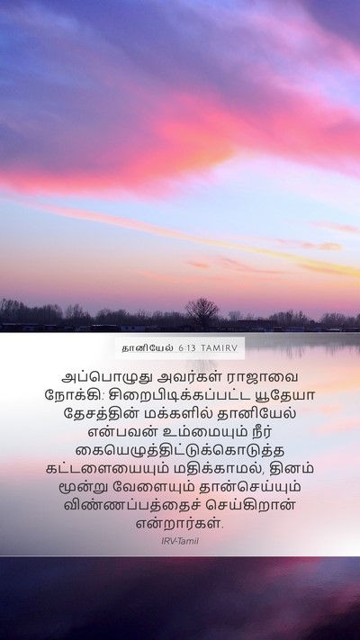 தானியேல் 6:13 TAMIRV Bible Verse Image