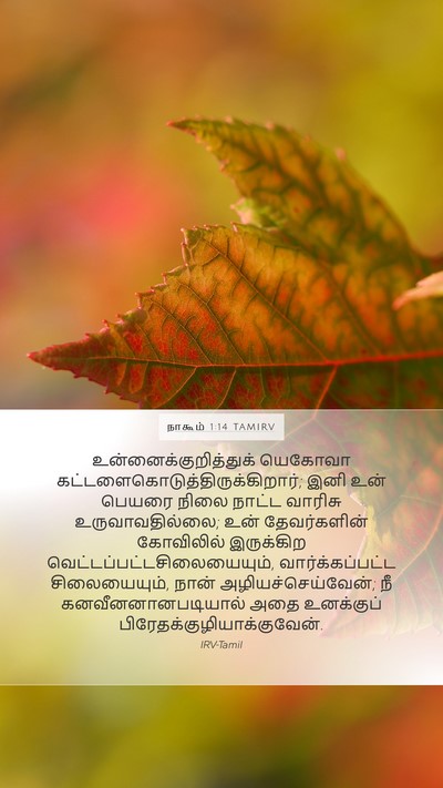 நாகூம் 1:14 TAMIRV Bible Verse Image