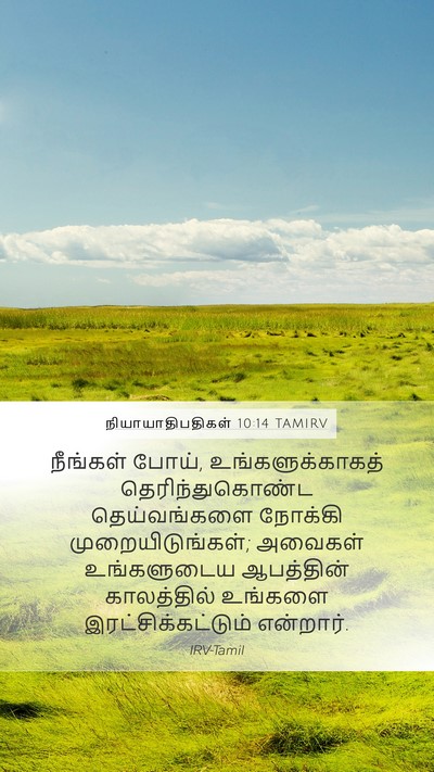நியாயாதிபதிகள் 10:14 TAMIRV Bible Verse Image