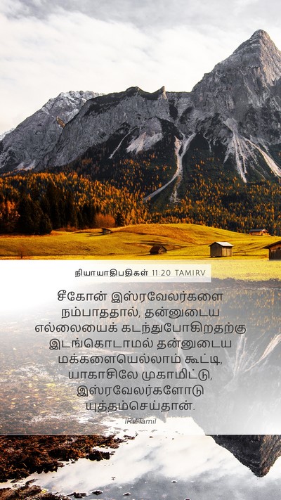 நியாயாதிபதிகள் 11:20 TAMIRV Bible Verse Image
