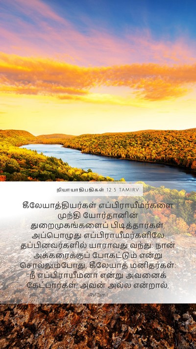 நியாயாதிபதிகள் 12:5 TAMIRV Bible Verse Image