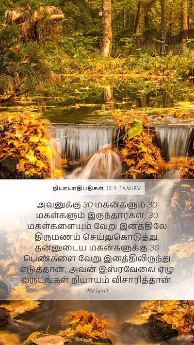 நியாயாதிபதிகள் 12:9 TAMIRV Bible Verse Image