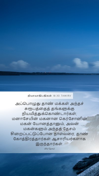 நியாயாதிபதிகள் 18:30 TAMIRV Bible Verse Image
