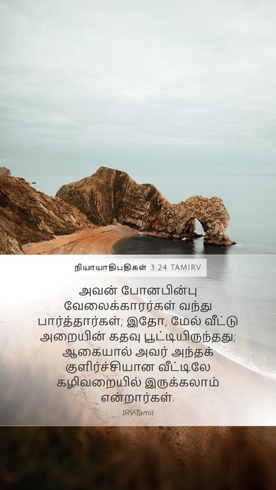 நியாயாதிபதிகள் 3:24 TAMIRV Bible Verse Image