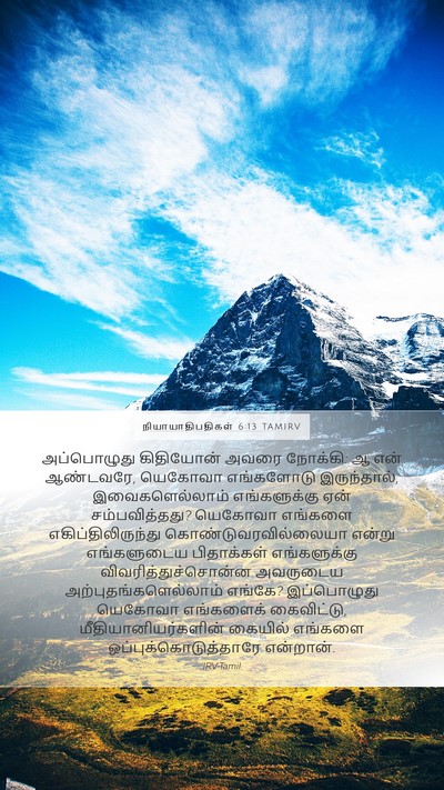 நியாயாதிபதிகள் 6:13 TAMIRV Bible Verse Image