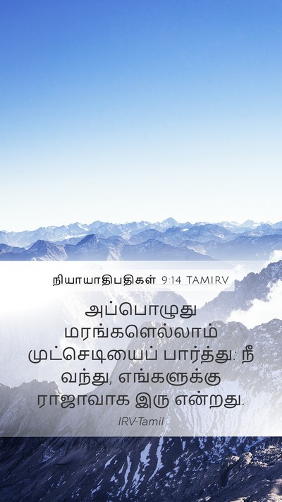 நியாயாதிபதிகள் 9:14 TAMIRV Bible Verse Image