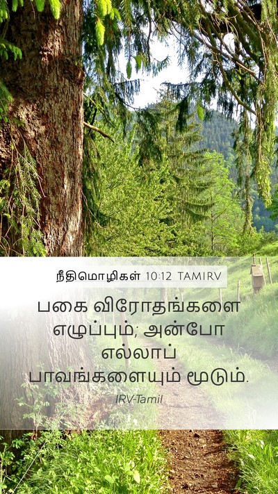 நீதிமொழிகள் 10:12 TAMIRV Bible Verse Image