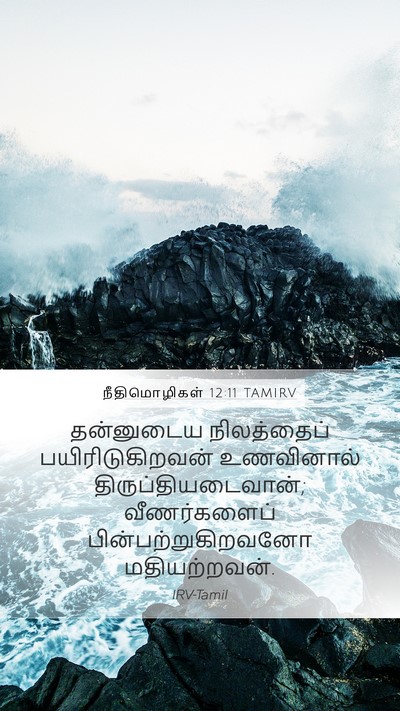 நீதிமொழிகள் 12:11 TAMIRV Bible Verse Image
