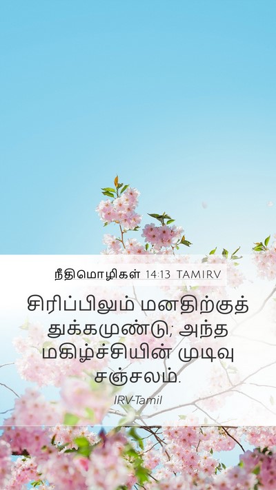 நீதிமொழிகள் 14:13 TAMIRV Bible Verse Image