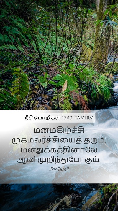 நீதிமொழிகள் 15:13 TAMIRV Bible Verse Image