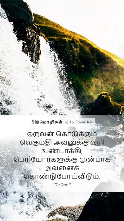 நீதிமொழிகள் 18:16 TAMIRV Bible Verse Image