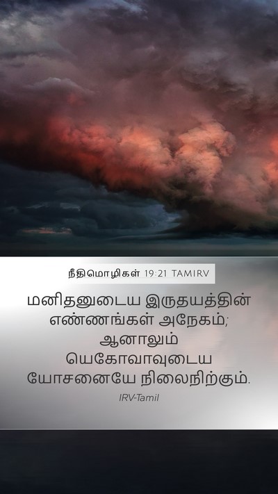 நீதிமொழிகள் 19:21 TAMIRV Bible Verse Image