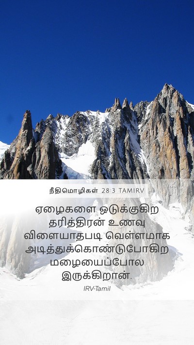நீதிமொழிகள் 28:3 TAMIRV Bible Verse Image
