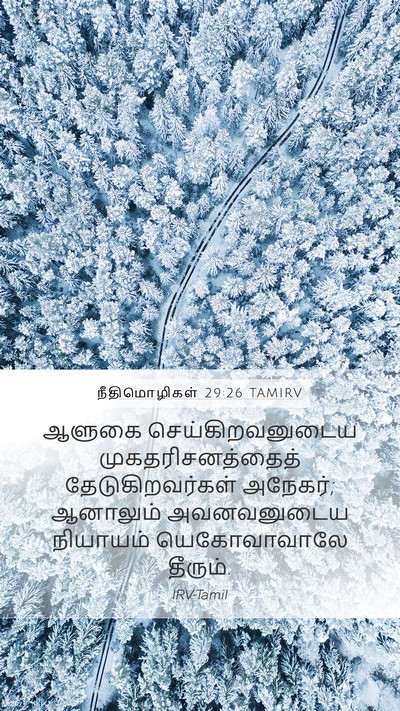 நீதிமொழிகள் 29:26 TAMIRV Bible Verse Image