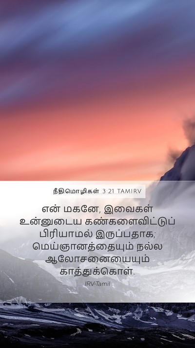 நீதிமொழிகள் 3:21 TAMIRV Bible Verse Image