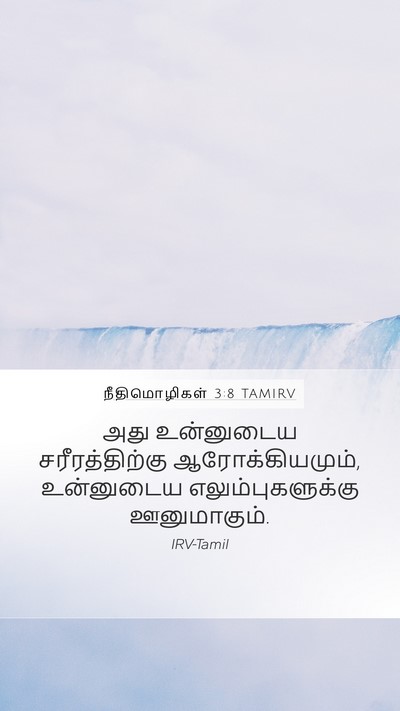 நீதிமொழிகள் 3:8 TAMIRV Bible Verse Image