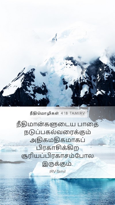 நீதிமொழிகள் 4:18 TAMIRV Bible Verse Image