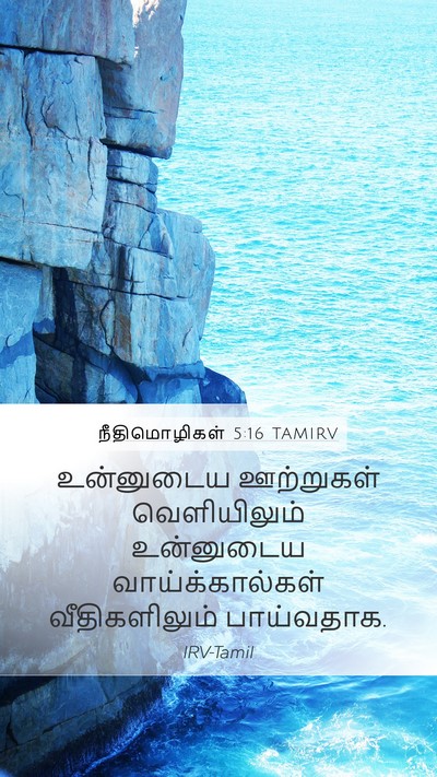 நீதிமொழிகள் 5:16 TAMIRV Bible Verse Image