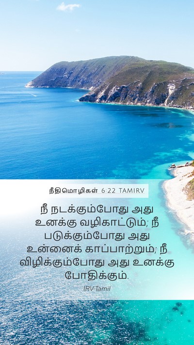 நீதிமொழிகள் 6:22 TAMIRV Bible Verse Image