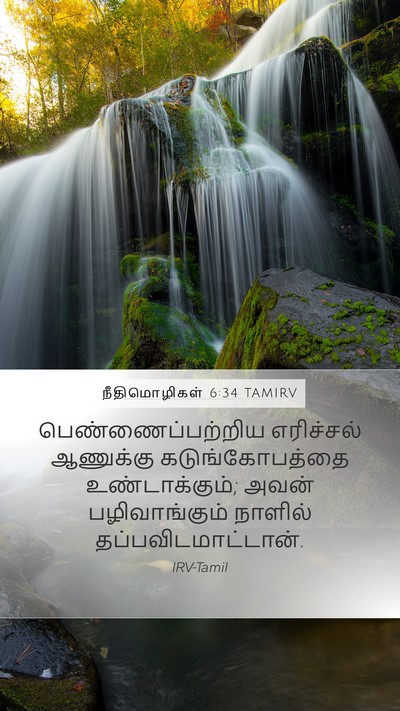 நீதிமொழிகள் 6:34 TAMIRV Bible Verse Image