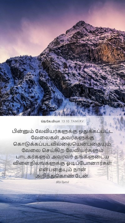 நெகேமியா 13:10 TAMIRV Bible Verse Image