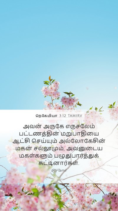 நெகேமியா 3:12 TAMIRV Bible Verse Image
