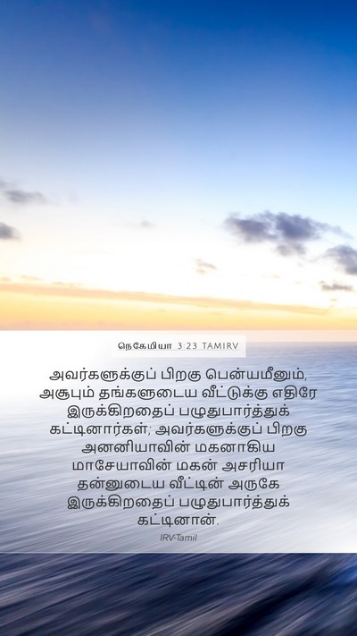நெகேமியா 3:23 TAMIRV Bible Verse Image