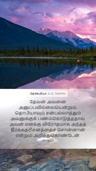 நெகேமியா 6:12 TAMIRV Bible Verse Image