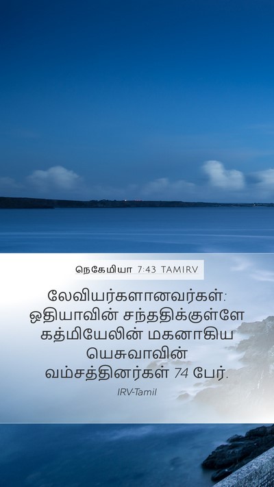 நெகேமியா 7:43 TAMIRV Bible Verse Image