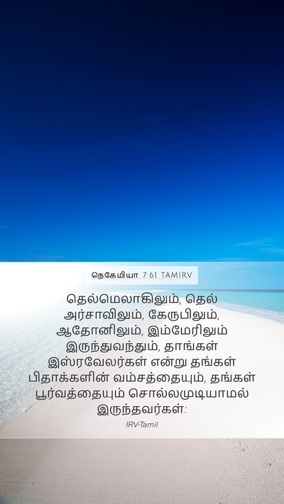 நெகேமியா 7:61 TAMIRV Bible Verse Image