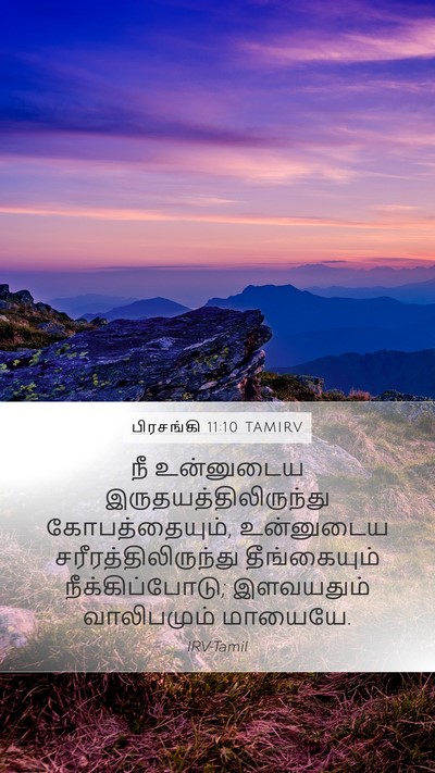 பிரசங்கி 11:10 TAMIRV Bible Verse Image