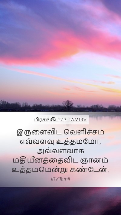 பிரசங்கி 2:13 TAMIRV Bible Verse Image