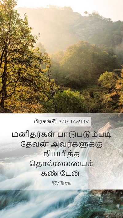 பிரசங்கி 3:10 TAMIRV Bible Verse Image